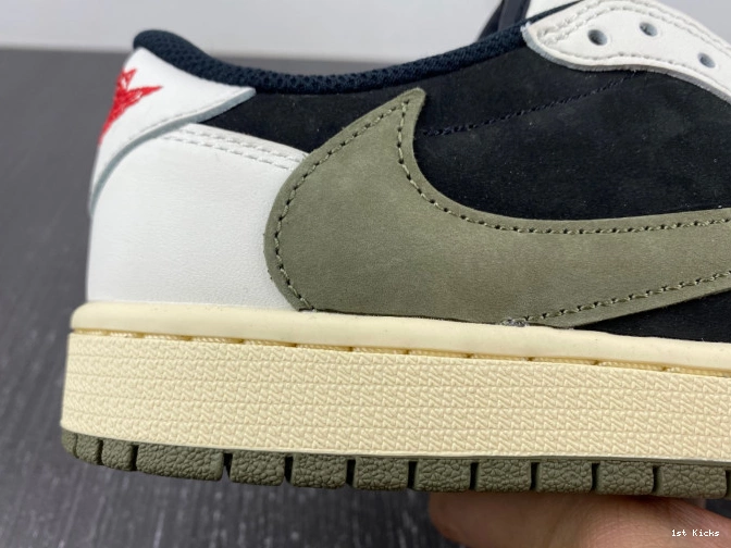 OG 1 Air DZ4137-106 WMNS Olive Jordan x Scott Low Travis 0520